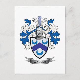 Walker Coat of Arms Postcard
