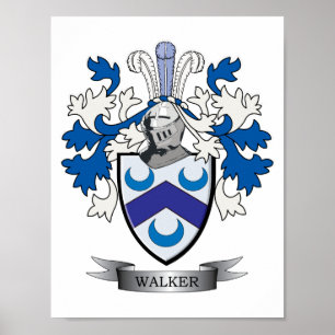 Walker Coat of Arms Poster