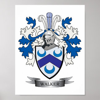 Walker Coat of Arms Poster