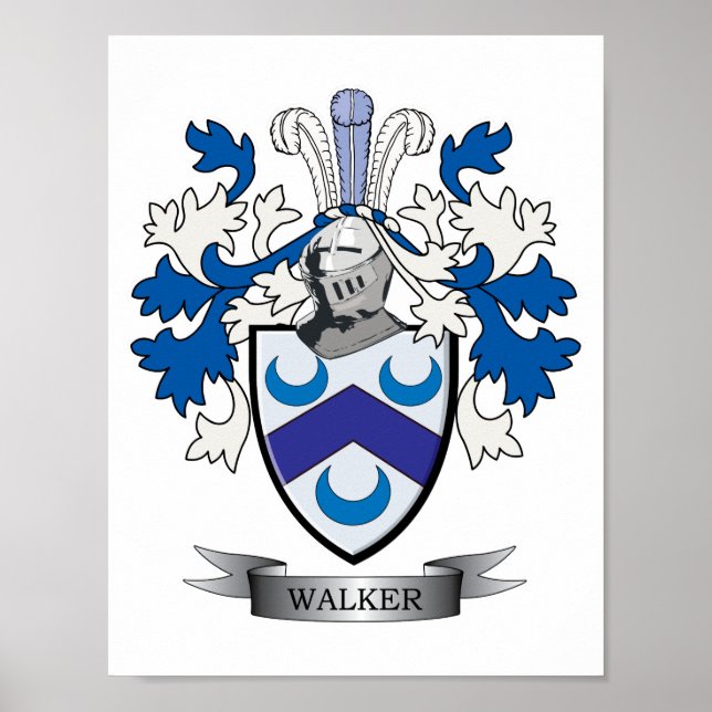 Walker Coat of Arms Poster (Front)