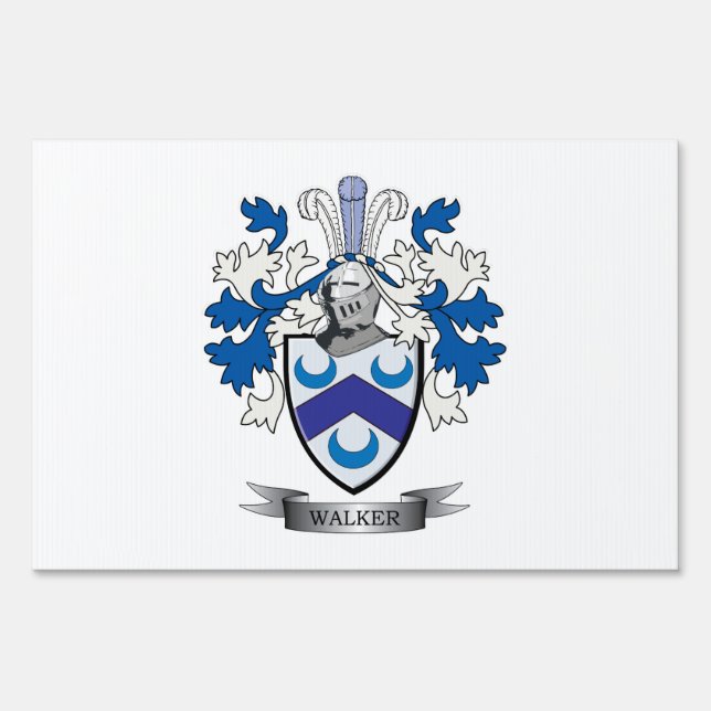 Walker Coat of Arms Sign (Front)