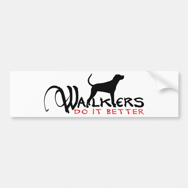 WALKER COON HOUND BUMPER STICKER (Front)