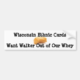 Walker Curds & Whey Bumper Sticker