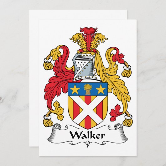Walker Family Crest (Front/Back)