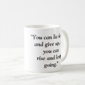 Walker quote - Guts & Glory Mug (Front Right)