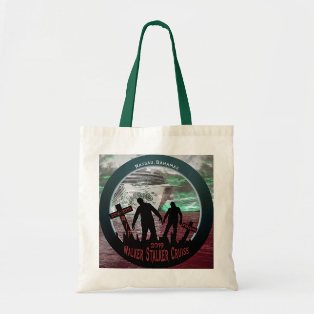 Walker Stalker Cruise 2019 Customizable Tote Bag (Front)