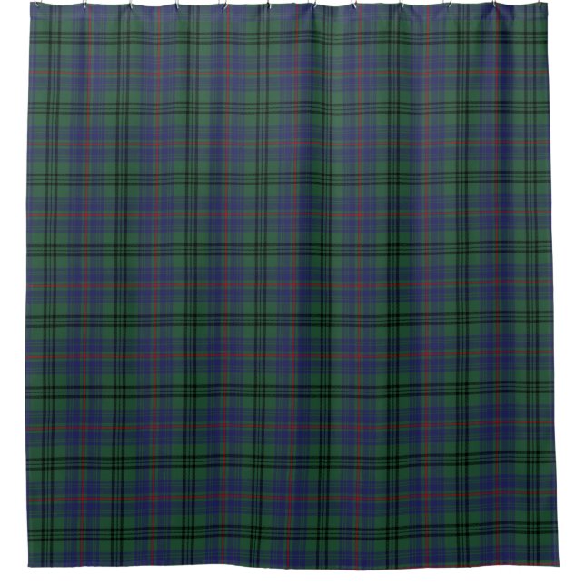 Walker Tartan Shower Curtain (Front)