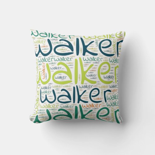 Walker Throw Pillow