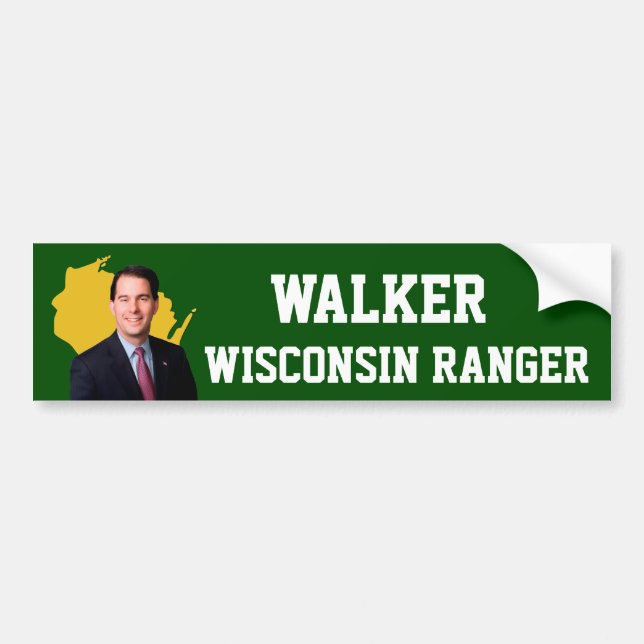 Walker Wisconsin Ranger Bumper Sticker (Front)