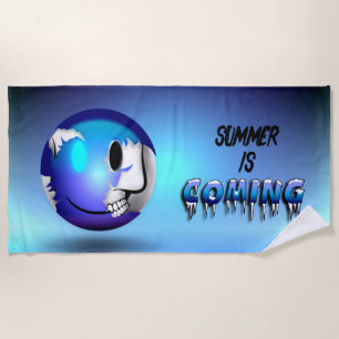 Walkermoji Beach Towel