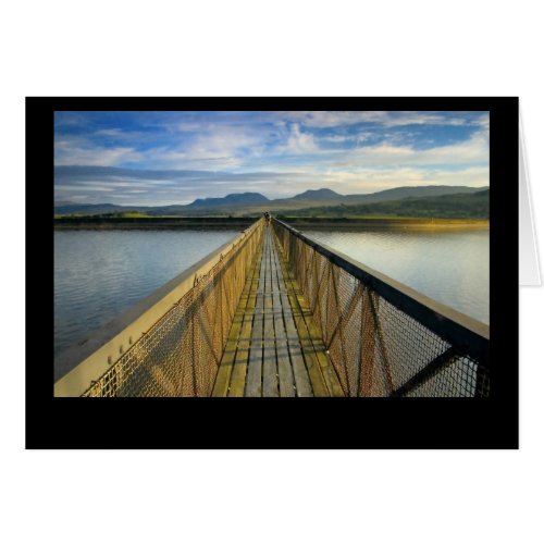 walkers on the bridge