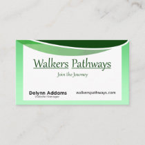 Walkers Pathways Example Business Card
