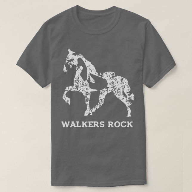 Walkers Rock Tee Tennessee Walking Horse Shirt (Design Front)