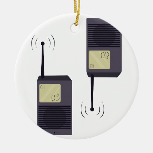 Walkie_Talkie Ceramic Ornament