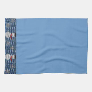 Walkin' in a Winter Wonderland! Beaded Border Towel