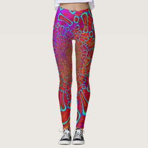 Walkin' On Sun Shine Psychedelic 3D Leggings