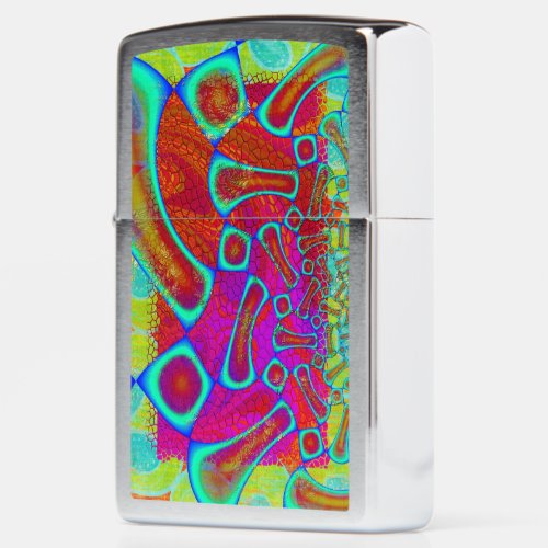 Walkin On Sun Shine Psychedelic 3D Zippo Lighter