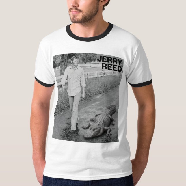 Walkin the Alligator Ringer T-Shirt (Front)