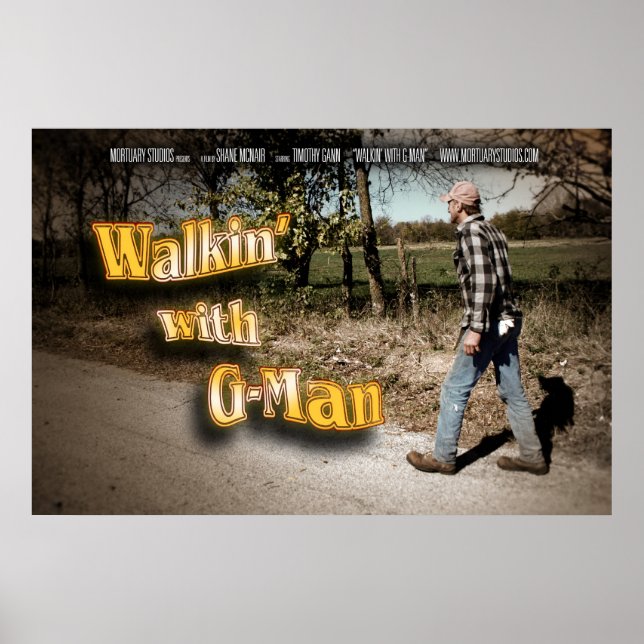 Walkin' with G-Man Poster (Front)
