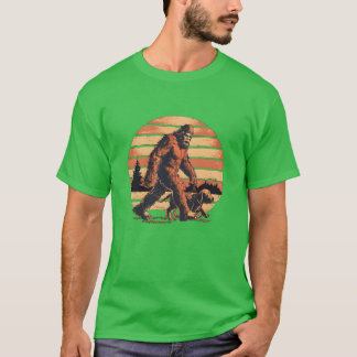 walking a dog boy boy T-Shirt