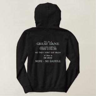 Walking Answers Embroidery Embroidered Hoodie