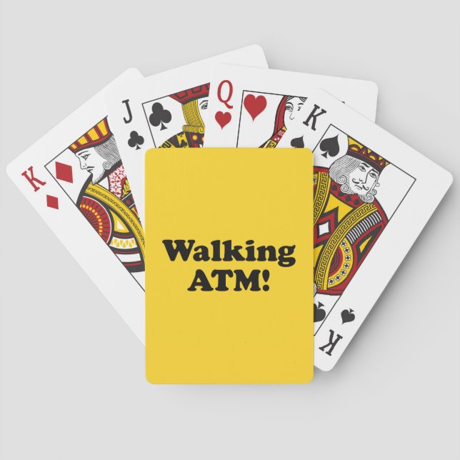 Walking ATM! Poker Cards (Back)