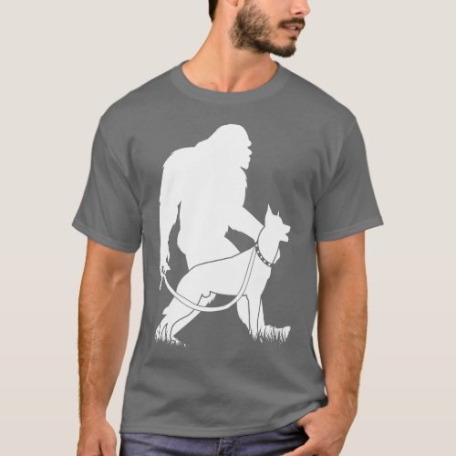 Walking Belgian Malinois T_Shirt