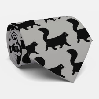 Walking Black Cats Pattern | Cool Kitties Neck Tie