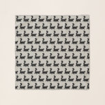 Walking Black Cats Pattern | Cool Kitty Fashion Scarf<br><div class="desc">Complete your outfit with this fun feline fashion accessory. This unique black cats pattern print chiffon scarf is available in a variety of sizes. Longhaired black cat with long fluffy tail. Makes an original gift for cat lovers!</div>