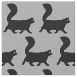 Walking Black Cats Pattern | Cool Kitty Lover's Fabric
