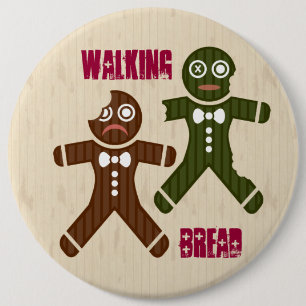 Walking Bread Button