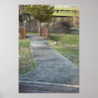 Walking Bridge Poster