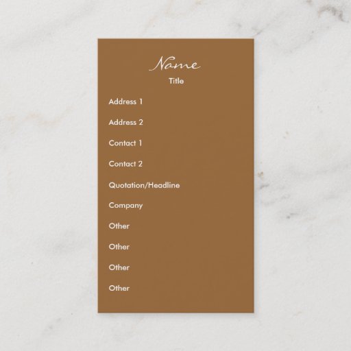 Customizable Walking Business Card Templates