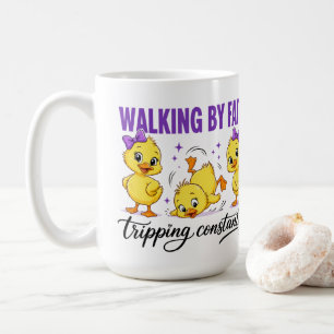 Walking By Faith Ducks Coffee Mug