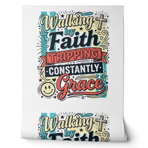 Walking by Faith Saved by Grace Vintage Shirt Wallpaper