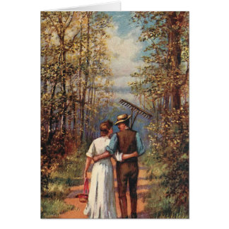 Walking Couple from Work Cards