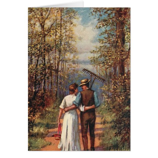 Walking Couple from Work Cards (Front)
