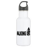 Walking Dad (zombie) Stainless Steel Water Bottle at Zazzle