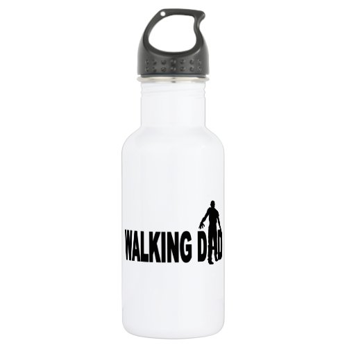 Walking Dad zombie Stainless Steel Water Bottle