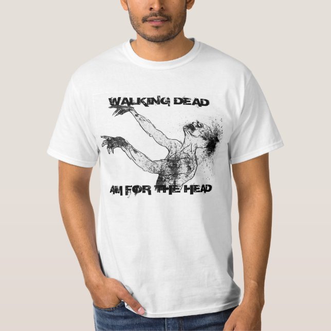 Walking Dead, Aim for the Head T-Shirt (Front)