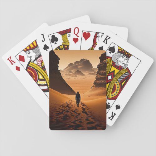 Walking Dune Playing Cards