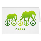 Walking Elephants in Peace (Front Horizontal)
