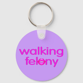 Walking Felony Keychain
