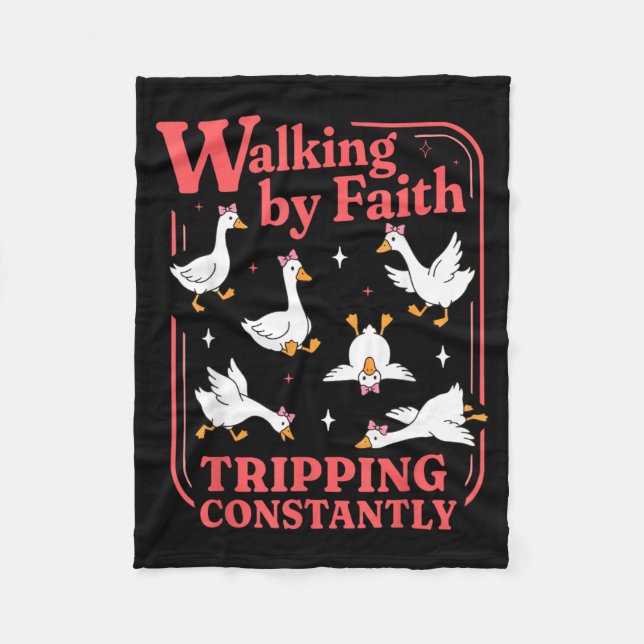 Walking Fleece Blanket (Front)