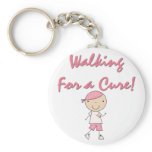 Walking For a Cure Tshirts and Gifts Keychain