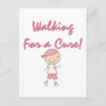 Walking For a Cure Tshirts and Gifts Postcard