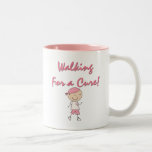 Walking For a Cure Tshirts and Gifts Two-Tone Coffee Mug