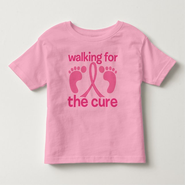 Walking For The Cure Toddler T-shirt (Front)