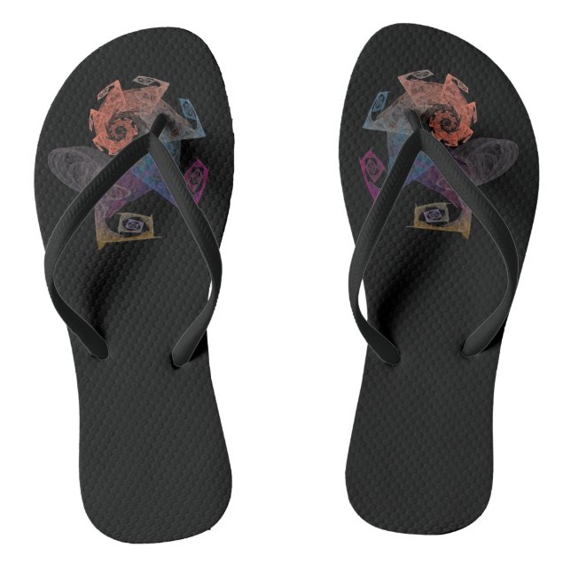 Walking Fractal Flip Flops (Footbed)