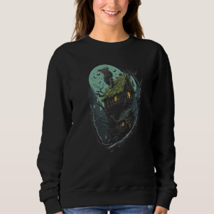 Walking House on Chicken Legs Slavic folklore Baba Sweatshirt